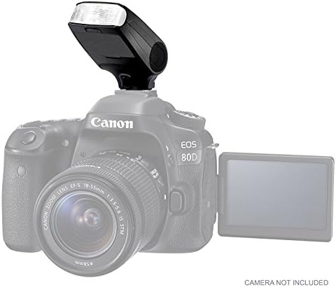 Компактен Отскокнување &засилувач; Вртливата Блиц Компатибилен Со Canon EOS 5D