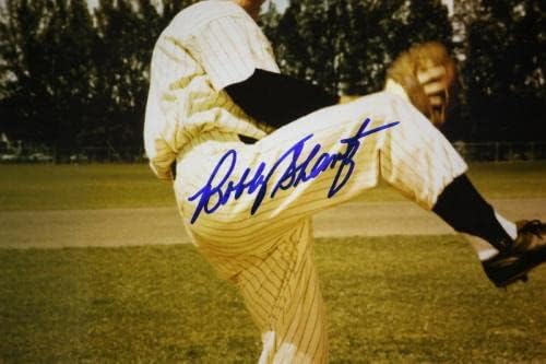 Боби Шанц автограмираше 8x10 став за став - JSA автентицирана - автограмирани фотографии од MLB