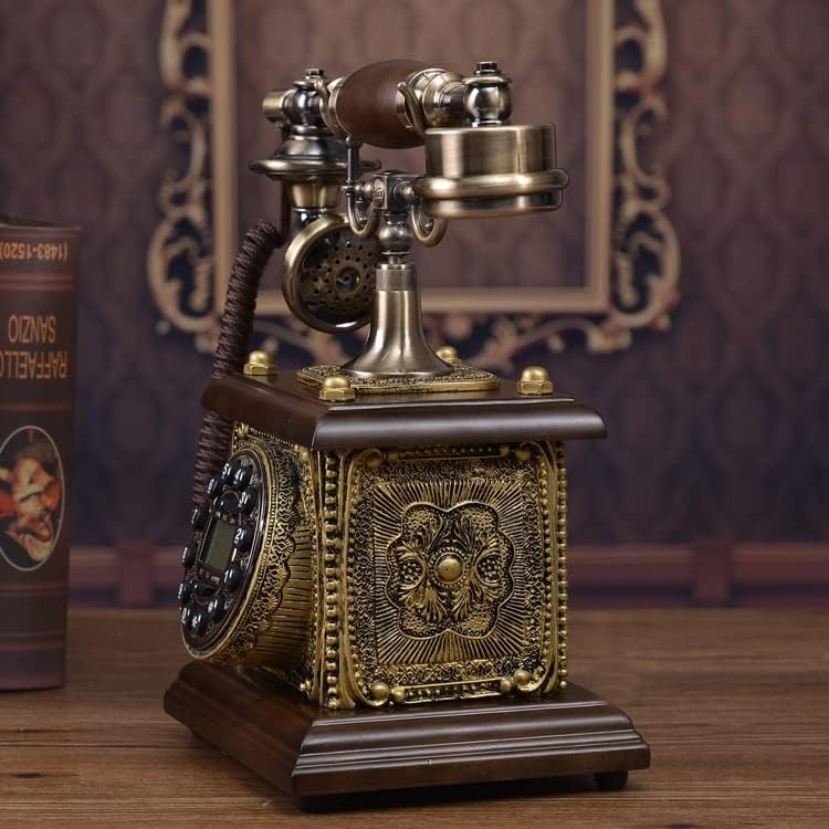Класичен антички телефонски телефонски телефонски телефонски фиксиран телефон