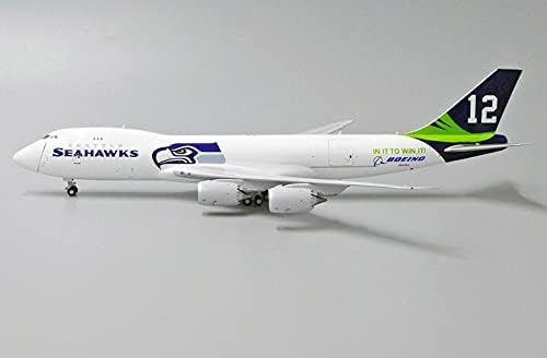 JC Wings за Boeing B747-8F N841BA Сиетл Отворен нос 1/400 Авион за модел на авион