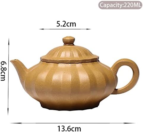 Liuzh urple глинени чајници Познати рачно изработени садови за чај, руда Златен дел, кал котел Зиша, уметнички чај, сет за пијалоци
