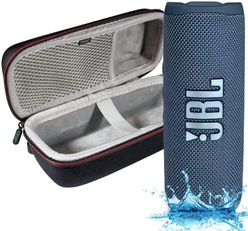 JBL Flip 6 - Водоотпорен Пренослив Bluetooth Звучник, Моќен Звук и длабок бас, IPX7 Водоотпорен, 12 Часа Играње Со Меген Хардшел Случај-Сина