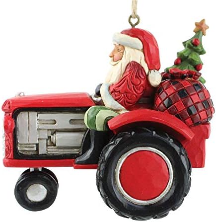 Countryим Шор Кантри, кој живее Санта Трактор Трактор Божиќен украс 6009132