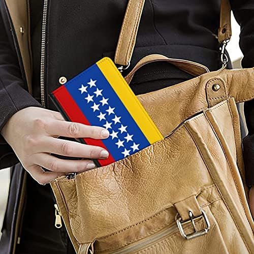 Знаме На Гран Колумбија Печатени Пасош Носителот Покритие Паричник Случај Со Картичка Слот Стп Кожа Патни Исправи Организатор Заштитник