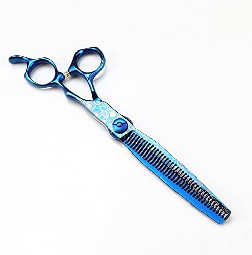 Ножици за сечење на косата, 7 -инчен професионален сина сина дамаскус ножици за ножици за коса, сечење на берберски алати за слабеење на
