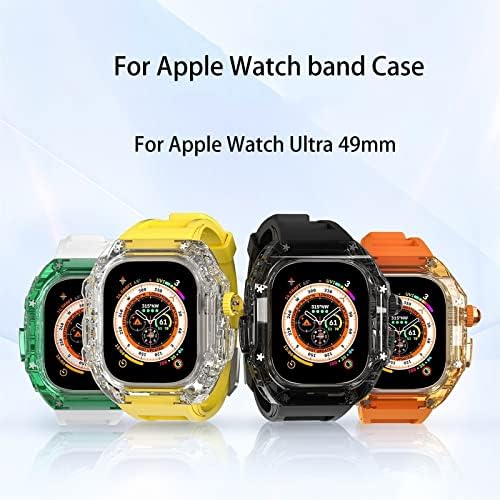 МААЛИЈА За Apple Watch Ultra 49mm Заштитен Капак Mod Комплет Серија 8 7 6 5 4 SE Бенд Нараквица Ремен Часовник Лесен Должност Солиден