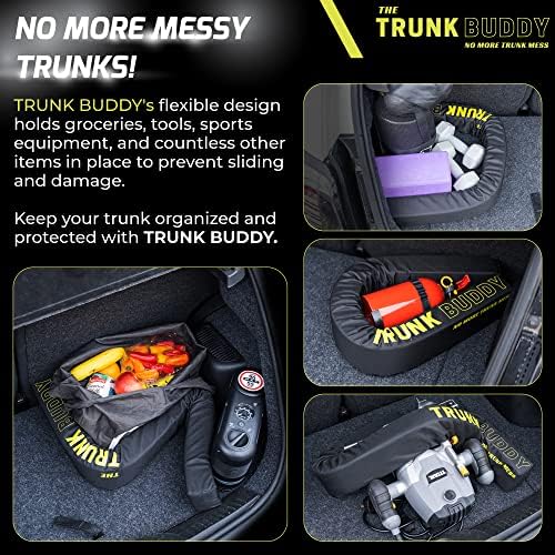 Trunk Buddy Нов Организатор на автомобили Решение: Организатор на SUV Trunk - Компактна организатор на багажникот за SUV - совршен