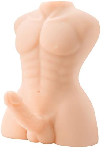 14 lb тешка дилдо секс кукла за жени - машка торзо секс кукла со реален пенис и тесен анален за женски играчки за задоволство, кукла