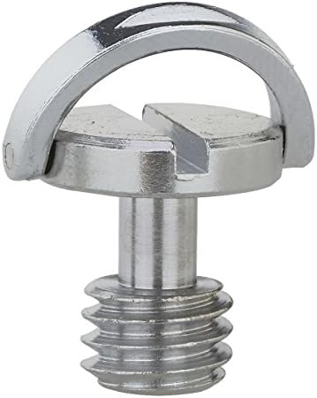 Haoge 3/8 D-прстен од не'рѓосувачки челик за прицврстување на завртка за плочки за статив за камера за брзо ослободување на плочата