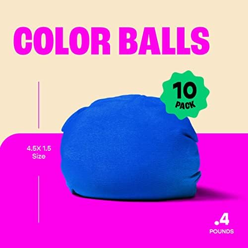 Камелеон бои топки во боја, разнобојни претходно пополнети и полнење топки во боја во боја во боја во боја, пакет од 10