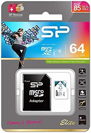 Силиконска Моќност - 64gb Микросд Картичка Со Голема Брзина Со Адаптер