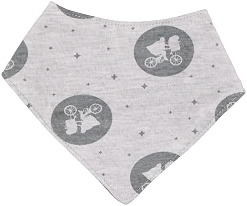 Среќни теми E.T. Екстра-територијални момчиња за новороденчиња кратки ракави со едно парче, панталони за џогирање на каросерии и биб со шамија на бандана