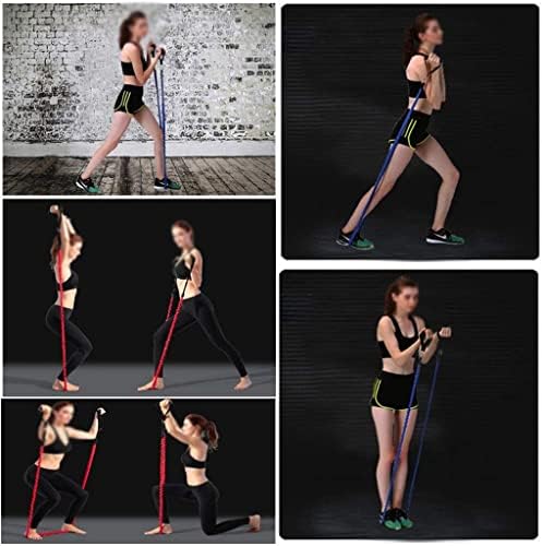 SawQF фитнес затегнување на истегнување на отпорност на опсег за вежбање сет за вежбање јога гума за влечење прстен јаже јаже салата за сила Обука
