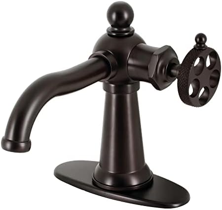 Кингстон месинг KSD3545RKX Webb Faucet Faucet со push-up, масло трие бронза