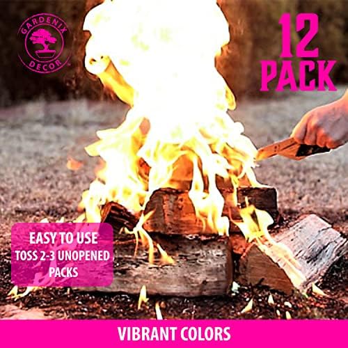 12 пакувања легендарни пожари магичен пламен на оган во боја Променливи пакети - Огнени јами и додатоци за пожар за сите сезони - Креирај