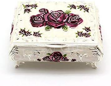 Декика мини извонредна кутија за складирање накит, кутија за ситници, кутија за накит Од Роза, кутија за подароци за свадбен роденден