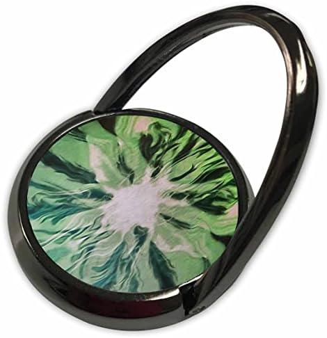3drose Апстрактна уметност заб со чешел во зелена и црна - телефонски прстени