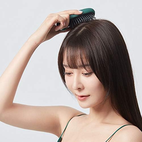 Yfqhdd Електрична четка за четка за коса, преносен стил на масажа за коса, четка негативна јони грижа за коса