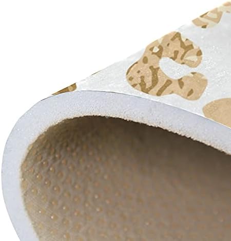Baxiej злато бело леопард шема Голема мека подрачја расадник плејматски килим мат