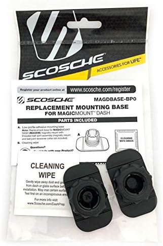 Scosche MAGDBASE-2pbp0 Замена Лепило База За Magicmount Монтирања-2-Пакет