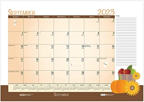 Куќа на Долитл 2023-2024 Месечен сезонски биро Календар, академски, 22 х 17 инчи, јули - јуни