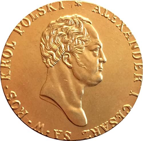 24-k злато-позлатени руски монети 1818Commorative Coins
