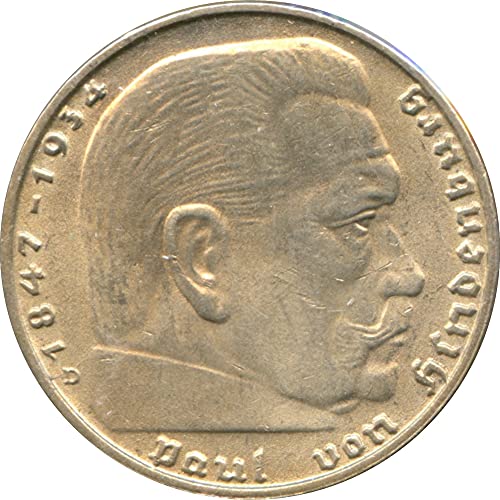 1939 Де Монети Трет Рајх Период 1936-1939 Марк ВФ20