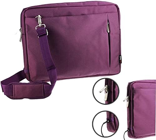 Патувачка торба за отпорна на вода на Navitech Purple Sleek - Компатибилен со Sunpin PD969 11 Преносен ДВД плеер