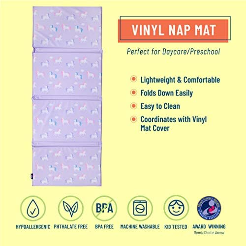 Wildkin Kids Vinyl Nap Mat пакет со капакот на дремат