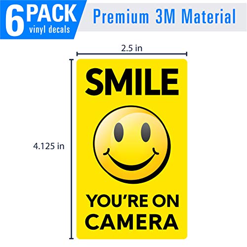 Насмевка си на камера - безбедносни пакувања за налепници за снимање на камера - изберете ја вашата големина и дизајн