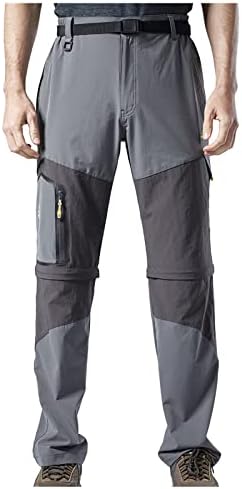 Ymosrh khaki фармерките за мажи се задебелени со кадифе, планинарење на отворено, повеќе џебни панталони