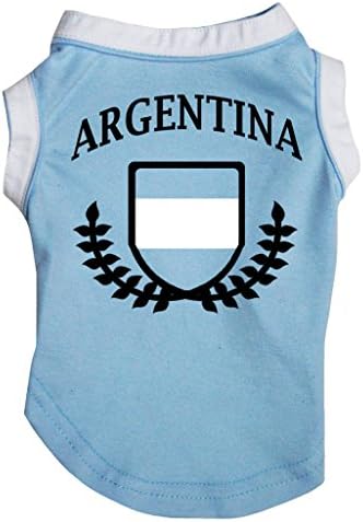Petitebella Argentina Shield Flag Cuppy Dog Bugy Bust