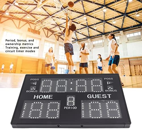 Електронска табла со таблети Demeras Tabletop, MultiSport Electronic ScoreBoard 100‑240V лесна предводена 11 цифри за одбојка во кошарка