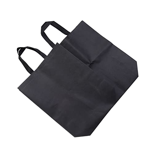 Алипис торбички компјутери со тешка црна торба за купување намирници со голем капацитет-Пријателска ткаенина за складирање на ткаенини што