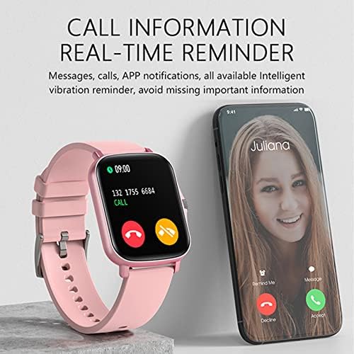 Паметен часовник на Yiisu Smart Watch 1.7 '' Full Touching Screen Smartwatch за Android/iOS IP67 водоотпорен фитнес часовник на срцето,