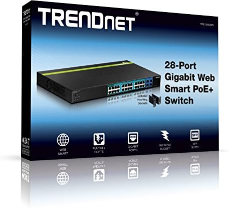 Trendnet TPE-2840WS 28-Порт Гигабит Веб Паметни По+ Прекинувач