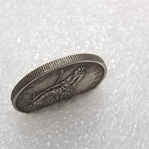 1870 Либерти Морган Копирај Монета Комеморативна Монета Американска Монета Рачно Врежана Стара Монета Интересна Услуга За Задоволство