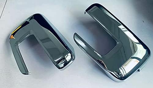 MOMOAP 2PCS ABS CHROME CAR REARVIEW огледало на прегледот Огледало Декоративни амблеми за Форд Ф-150 2021-2022-2023, сребро