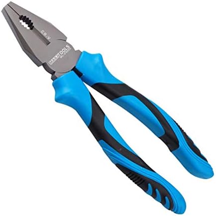 Fansipro Electrical Electrical Altol Wire Cutter Plier RustProof 6/7/8 инчи w/рачка за нелизгање, 6 инчи, сина + сребро