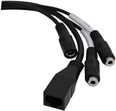 X-Ree DC конектор 12P Wire End 1.25mm CCTV камера за напојување Црна (Conector de CC 12P кабел Екстремо 1,25 mM CCTV Cámara Cable