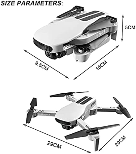 Arcawa преклопување GPS GPS Drone со 6K HD камера за возрасни, видео менувач, RC Quadcopter со одржување на надморска височина, режим без глава,