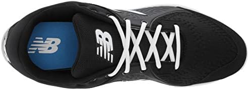Нова рамнотежа машка свежа пена 3000 V5 метална бејзбол чевли, црно/бело, 9