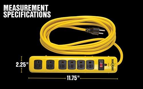 Yellowолта јакна 5138N 5138 Метална лента за заштита на метал со 6 места и 15 стапала; Ft