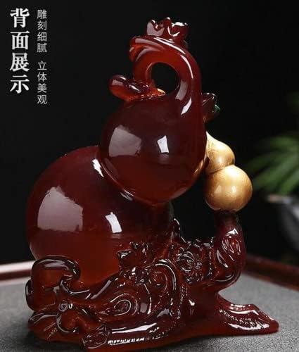 Xialon 12cm боја што се менува чај украс за домашно милениче, среќен тиква креативен чај игра дома украс