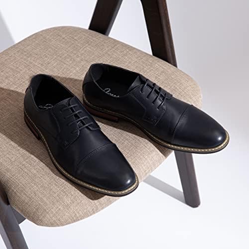 Чевли за фустани за мажи во ousузен Класичен Оксфордс формални деловни чевли модерно Дерби Оксфорд