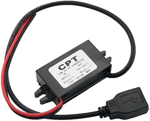 DGHAOP 12V до 5V DC конвертор BUCK MODULE USB излезен адаптер за напојување чекор надолу на напон за напојување на напон Адаптер регулатор за