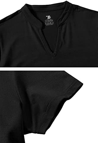 Ysento Women'sенски сув фит голф Поло кошули Краток ракав против вратот без атлетски активни маици со активна облека