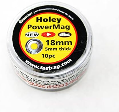 FastCap 01938 18mm x 5mm Holey PowerMags Прилог Завртка, 10-Пакет