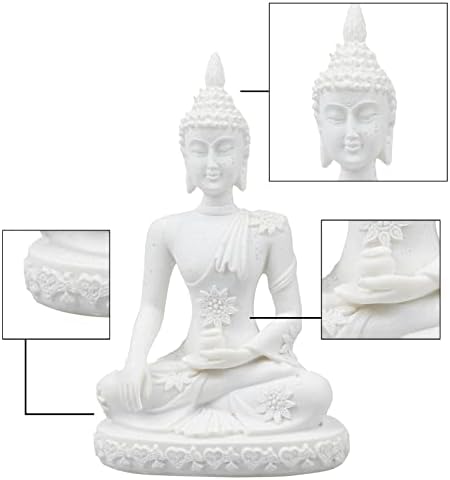Фардтри Тајланд Шакијамуни седечки статуа Сендстоун Буда статуа Добра за медитација, молитва, Зен, мирна атмосфера, домашна канцеларија,