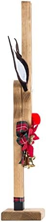 Невообичаени дрвени плочки Мали дрвени ирваси - Божиќна декорација